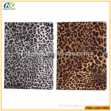 For ipad pro Leopard pattern pu leather case hot sale cheap price wholesale
